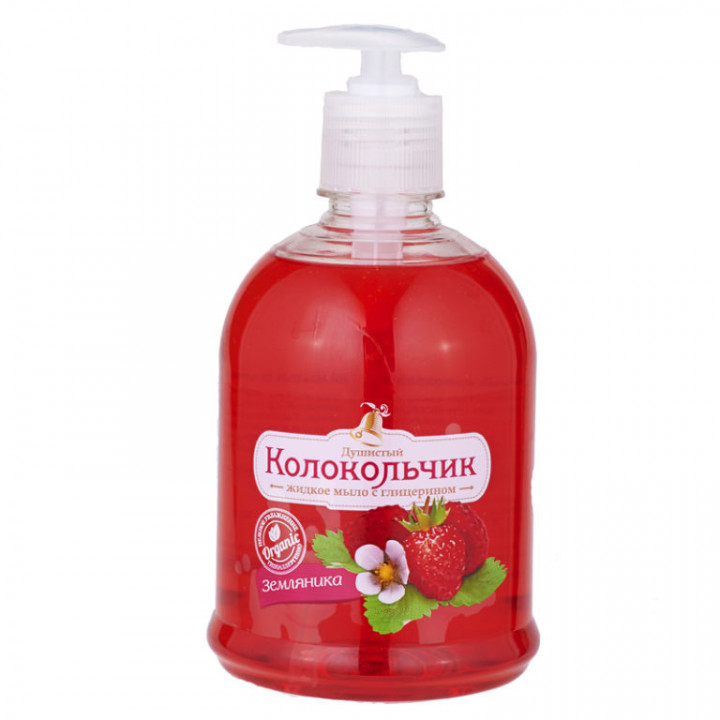 жидкое крем мыло  Земляника